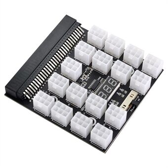 PW-001 12V ATX 17Ports 6Pin Power Supply Breakout Board Adapter Converter for Ethereum ETH BTC Mining Miner