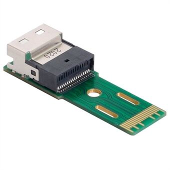 SF-003 PCI-E Slimline SAS 4.0 SFF-8654 4i 38Pin to SFF-8654 38Pin Male to Female Extender Adapter Test Tool