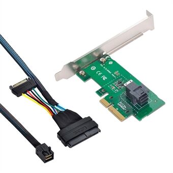 SF-024+SF-093 PCI-E 3.0 4.0 to SFF-8643 Card Adapter and U.2 U2 SFF-8639 NVME PCIe SSD Cable for Mainboard SSD
