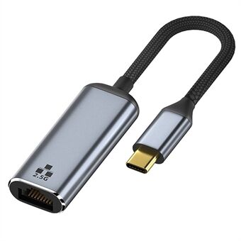 For MacBook 2500Mbps USB-C Ethernet Adapter Type-C to RJ45 LAN 2.5 Gigabit Network Card