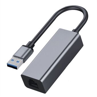 USB 3.0 Gigabit Ethernet Adapter RTL8156B 2500 / 1000 / 100Mbps RJ45 Network Card for Laptop