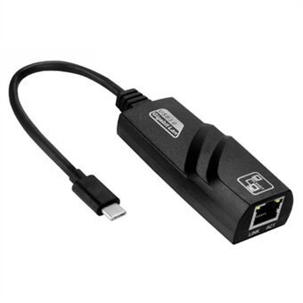 JSM USB 3.1 Type-C to RJ45 Gigabit Ethernet 1000Mbps Network Connector Laptop Adapter