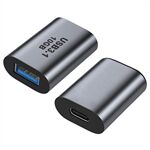 UC-082-AFCF Type C Female to USB 3.0 A Female Data Adapter 10Gbps Data Power for Laptop Tablet Phone