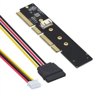 SA-048 NGFF M-key 110mm to PCI-E 16X Adapter Low Profile Height 3cm for 110mm 80mm SSD 1U Server