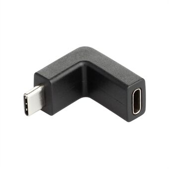 USB 3.1 Type-C Male to Female Adapter 90 Degree Right Angle Connector for MacBook Samsung Galaxy S10