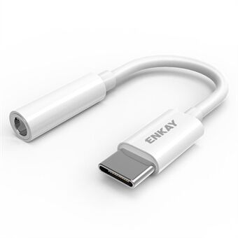 ENKAY ENK-AT107 USB C Male to 3.5mm Female Headphone Jack Adapter Type C to Aux Audio Cable Cord