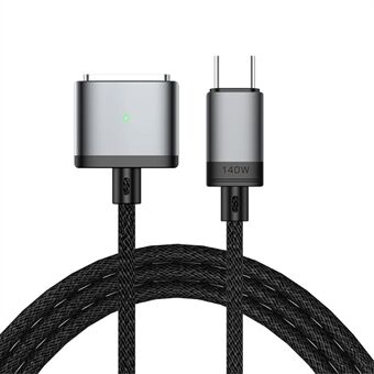2m PD 140W Compatible with MagSafe 3 Nylon Braided USB-C to Magnetic Charging Cable for MacBook
