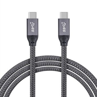 2m USB-C Male to USB-C Male PD 100W 5A/20V Fast Charging Cord 4K 20Gbps Audio Video Transmission Cable for Macbook Pro