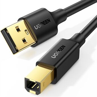 UGREEN 5m Type B Male to A Male Gold Plated Connector USB 2.0 Printer Cable for HP Canon Epson