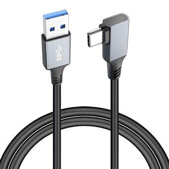 7m For Oculus Quest 2 VR Link Cable USB 3.2 to 90-degree Angle Type-C VR Headset Cord Support 5Gbps High-Speed Data Transfer