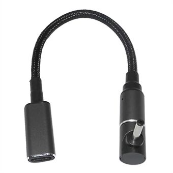 For Asus Acer LG Samsung Laptop Universal USB C Female to 3.0mm*1.1mm Male Magnetic Converter Cable Support 100W Fast Charging