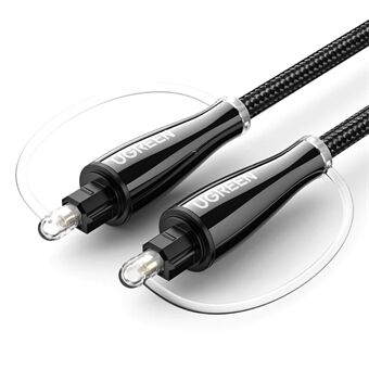 UGREEN 1.5m Nylon Braided SPDIF Toslink Digital Optical Audio Cable for PS4 TV Box Speaker Wire Soundbar Amplifier Subwoofer