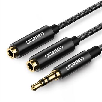 UGREEN 3.5mm Audio Splitter Extension Cable 3.5mm Jack 1 Male to 2 Female Mic Y Splitter for Laptop Headphone Aux Cable
