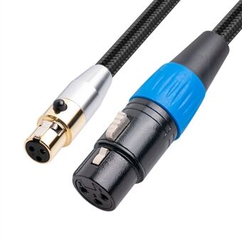 SA119GXK107BU 0.3m Mini XLR Female to XLR Female Adapter Cable Mixer Microphone Connection Cord