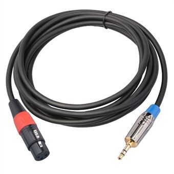 TC194BUXK107-18 1.8m Gold Plated 3.5mm Male to XLR 3Pin Female Adapter Converter Cable