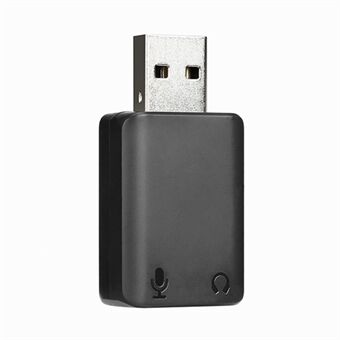 BOYA BY-EA2 USB External Sound Card PC Laptop USB to 3.5mm Headset Microphone Audio Box Adapter