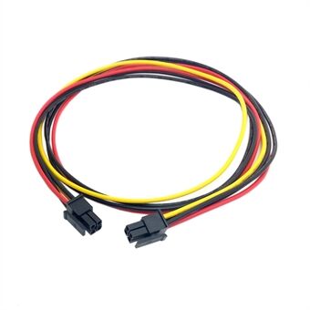 CY PW-071-0.6M ATX Molex Micro Fit Connector 4Pin Male to Male Power Cable