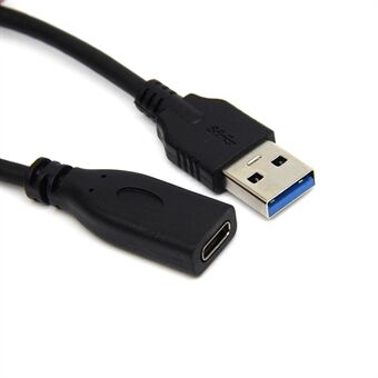 0.2m Type-C Female to USB 3.0 Male Data and Charge Extension Cable for Macbook Chromebook Pixel