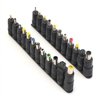 23Pcs Universal DC Power 5.5 x 2.1 Jack Female to Male Power Connector Adapter for Laptop