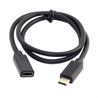 0.6m USB-C USB 3.1 Type-C Male to Type-C Female Extension Data Cable for Macbook Mobile Phone