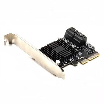 PCI-E to 5 SATA3.0 Adapter Card Desktop Computer Expansion Card Support Hot Plug