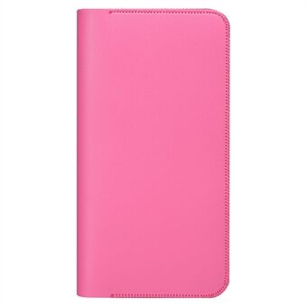 Phone Case for 5.5\'\'-6.5\'\' Phone Nappa Texture Microfiber Leather Clutch Money Pouch Wallet Double Compartment Cards Holder, Size: L