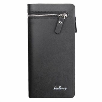 BAELLERRY S618-357 Business Style Clutch Purse Large Wallet Phone Holder Pouch Handheld Bag