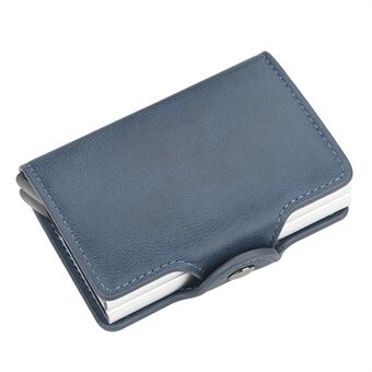 BAELLERRY K9121 PU Leather Credit Card Holder Wallet RFID Blocking Pop Up Card Case