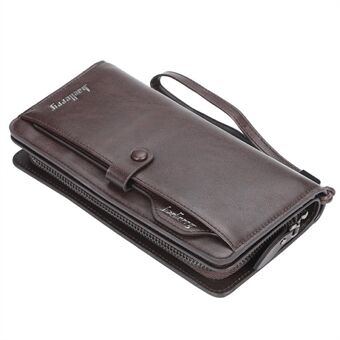 BAELLERRY S6703 Men\'s Clutch Bag Handbag Zipper PU Leather Card Pouch Wallet Purse Driving License Organization Bag