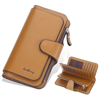 BAELLERRY N2372 Women Large Capacity PU Leather Long Purse Credit Card Holder Coin Clutch Wallet