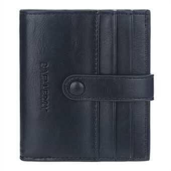 BAELLERRY K9170 Business Men Hasp Design PU Leather Bi-fold Short Wallet Card Holder Cash Storage Bag