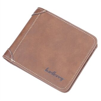 BAELLERRY D9150 Retro Men PU Leather Short Wallet Bi-fold Cards Cash Holder Bag