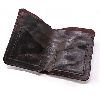 SG723 Vegetable Tanned Top Layer Cowhide Leather Retro Men Bi
