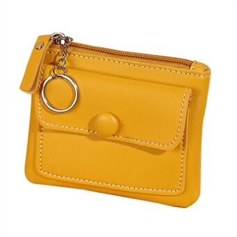 56 Women\'s Wallet PU Leather Coin Purse Zipper Compact Size Pouch Change Card Key Storage Bag