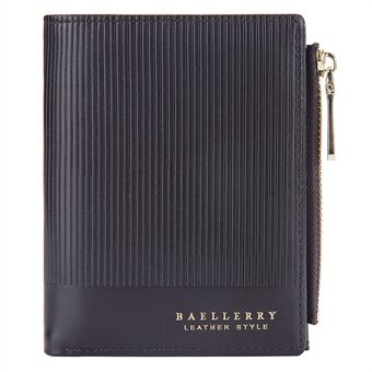 BAELLERRY DR094 PU Leather Wallet for Men Business Style Clutch Bag Card Holder Zipper Coin Purse