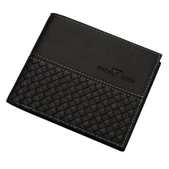 Business PU Leather Men Short Wallet Card Holder Billfold Coin Purse Bag - 738