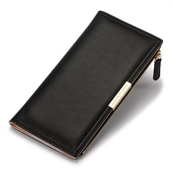 TAILIAN T5076-022 Stylish Zipper Pocket Long Wallet Women PU Leather Clutch Bag Multi Cards Slots Purse