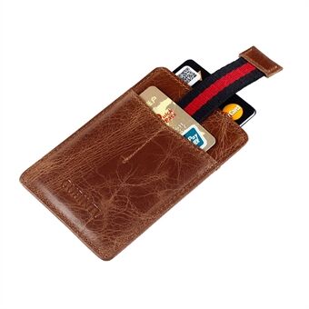 GUBINTU Men\'s Genuine Leather Anti-scan Card Slots Purse Wallet