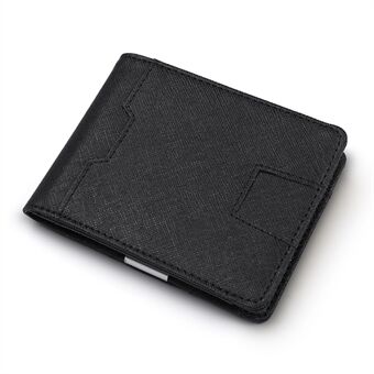 Ultra Thin Multi-card Men\'s Leather RFID Dollar Wallet