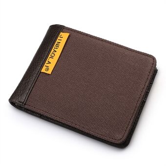 Leisure Men Genuine Leather Short Purse Card Coin Holder Bi-fold Wallet