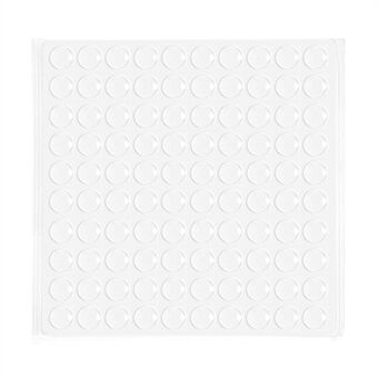 100Pcs 8*1.5mm Self Adhesive Clear Silicone Furniture Anti-collision Round Pads Shock Absorption Cabinet Door Bumpers Furniture Damper Dots