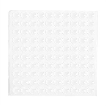 100Pcs 10*2mm Self Adhesive Clear Silicone Home Furniture Damper Dots Anti-collision Cabinet Door Bumpers Round Pads
