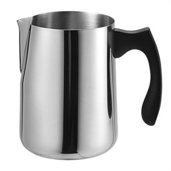 600ml Stainless Steel Milk Frothing Jug Coffee Milk Foamer Frother Mug Latte Pitcher Cup (No FDA, BPA-free)