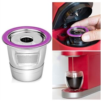 RECAFIMIL For Keurig K Cup 304 Stainless Steel Filter Reusable Coffee Capsule Cup Coffee Maker Pod (BPA Free, No FDA Certification)