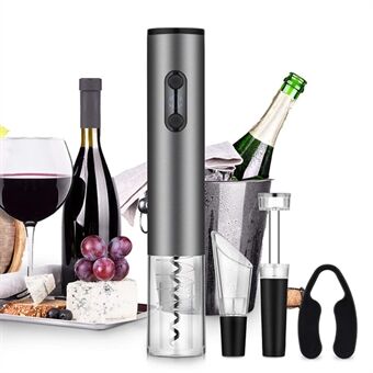 Electric Wine Bottle Opener with Foil Cutter Aerator Pourer Vacuum Stopper Set