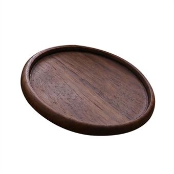 8.8cm Black Walnut Wood Thicken Coaster Kitchen Heat Resistant Tea Coffee Cup Mat Insulation Pad Dining Table Decor