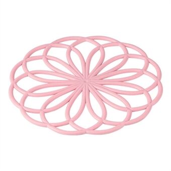 A03091 Hollow Out Flower Shape Heat Insulating Mat Coaster Table Pad
