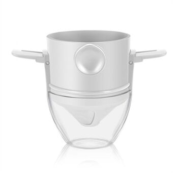 LB001T Stainless Steel Mesh Coffee Filter Paperless Reusable Drip Coffee Maker Dripper with Cup Base (BPA Free, No FDA Certification)