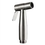 Brushed Stainless Steel Sprayer Bathroom Toilet Bidet Sprayer for Bathtubs Plants Floor Handheld Shower Water Spray (Only Sprayer Faucet, Classic Version)