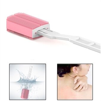 KKS-176 Rechargeable Electric Massage Brush Bathroom Shower Double-sided Silicone Scrubber